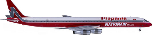 AeroClassics Hispania for Douglas DC-8-61 C-GMXQ 1:200 Aircraft Pre-built  Airliner Model Display