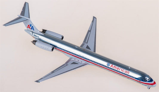 NG Models American Airlines for McDonnell Douglas MD-82 N9627R 1:400 Airplane Pre-built  Airliner Model Display