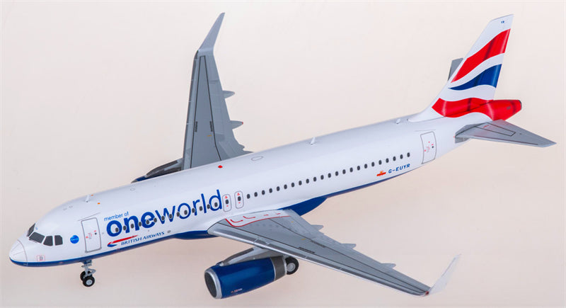 JC Wings British Airways for Airbus A320 G-EUYR 1:200 Airplane Pre-built Airliner Model Display