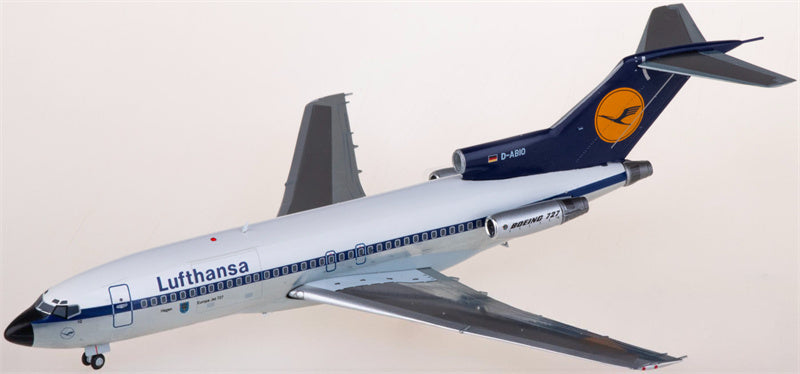 JC Wings Lufthansa for Boeing 727-100 D-ABIO 1:200 Airplane Pre-built  Airliner Model Display