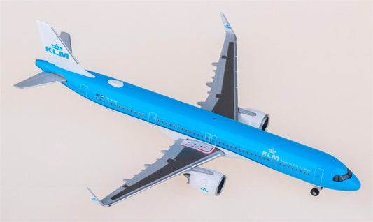 Herpa KLM for Airbus A321neo PH-AXA 1:500 Airplane Pre-built  Airliner Model Display