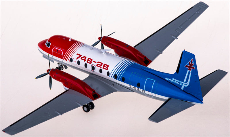 JC Wings Hawker for Siddeley HS 748 G-BGJV 1:200 Airplane Pre-built  Airliner Model Display