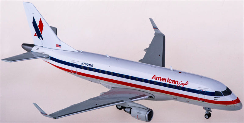 Geminijets American Eagle Airlines for Embraer ERJ-170-1000STD N760MQ 1:200 Airplane Pre-built  Airliner Model Display