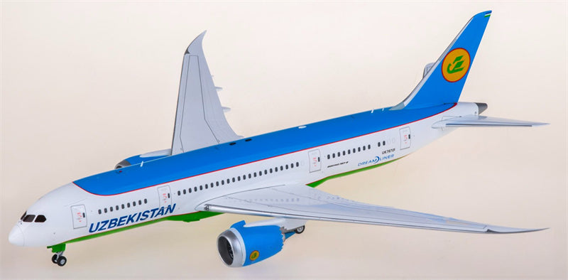 SQ Wings Uzbekistan Airways for Boeing 787-8 UK78701 1:200 Airplane Pre-built  Airliner Model Display