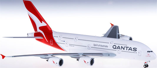 Herpa Qantas for Airbus A380 VH-OQF 1:200 Airplane Pre-built  Airliner Model Display