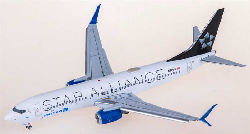 Geminijets United Airlines for Boeing 737-800W N76516 for Star Alliance Flaps Down 1:200 Airplane Pre-built  Airliner Model Display