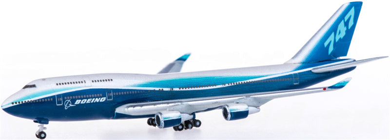 Hogan Boeing 747-400 1:1000 Airplane Pre-built  Airliner Model Display