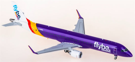 JC Wings Flybe for Embraer ERJ-195LR G-FBEM 1:200 Aircraft Pre-built  Airliner Model Display