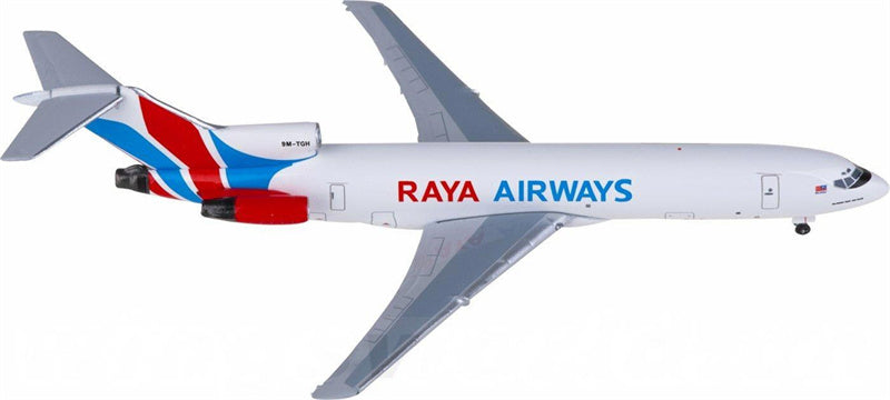 AeroClassics Raya Airways for Boeing 727-200F 9M-TGH 1:400 Airplane Pre-built  Airliner Model Display