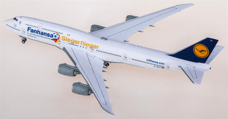 Hxmodels Lufthansa for Boeing 747-8 D-ABYI 1:400 Airplane Pre-built Airliner Model Display