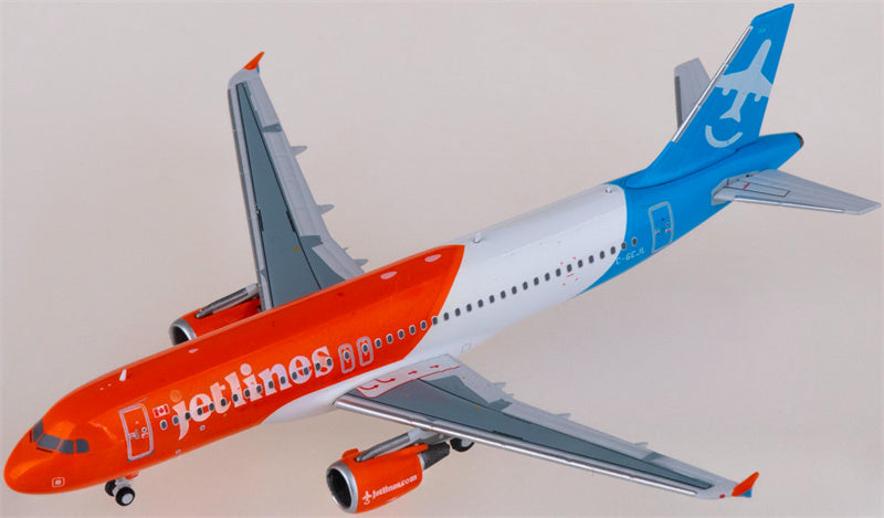 C Model Canada Jetlines for Airbus A320 C-GCJL 1:400 Airplane Pre-built  Airliner Model Display