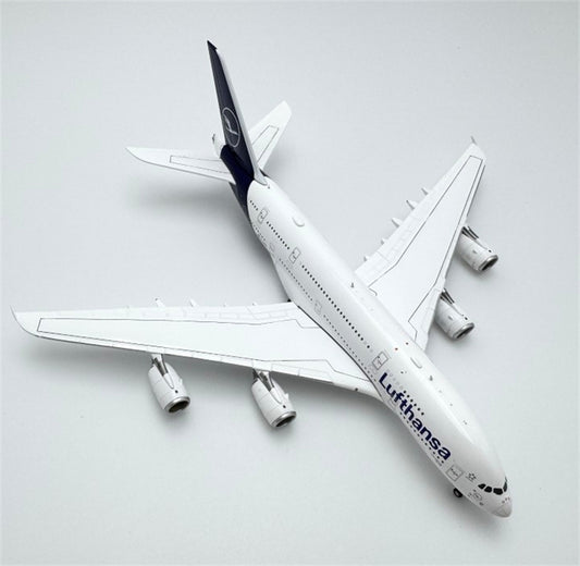 YY Wings Lufthansa for Airbus A380 D-AIMB Munich New Livery 1:400 Airplane Pre-built  Airliner Model Display