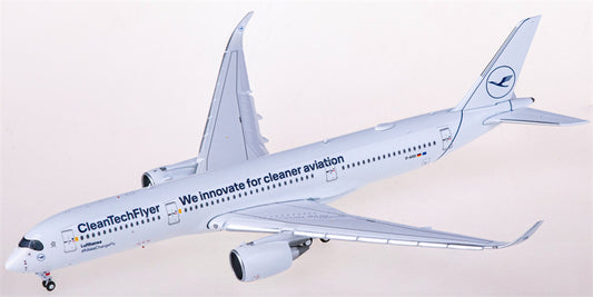 JC Wings Lufthansa for Airbus A350-900XWB D-AIVD Flaps Down 1:400 Airplane Pre-built Airliner Model Display