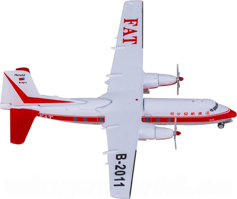 Yu ModeL FAT for Handley Page for HPR 7 for Dart Herald B-2011 1:400 Airplane Pre-built Airliner Model Display