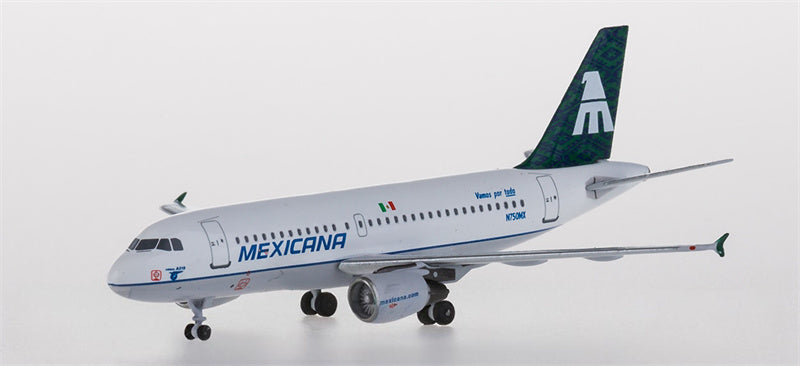 AeroClassics Mexicana for Airbus A319 N750MX 1:400 Airplane Pre-built  Airliner Model Display