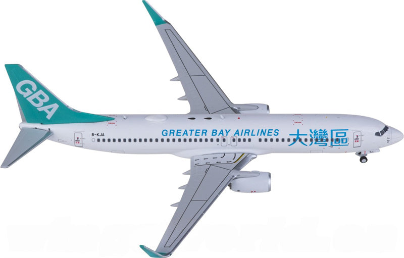 AeroPolaris Greater Bay Airlines for Boeing 737-800 B-KJA 1:400 Airplane Pre-built  Airliner Model Display