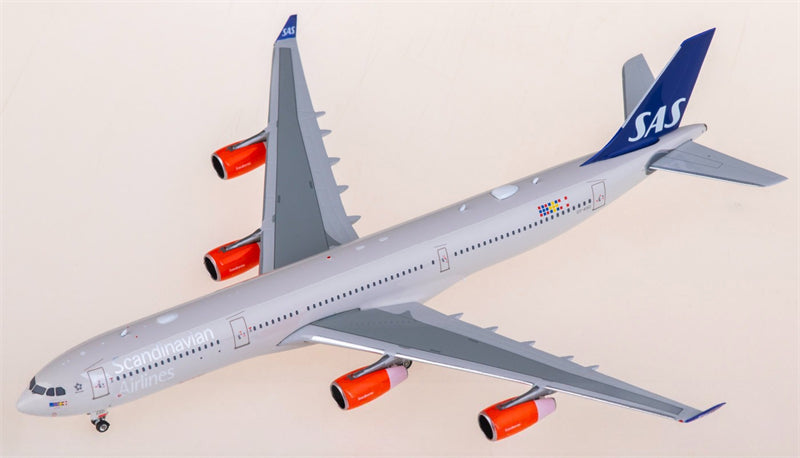 Phoenix SAS for Scandinavian Airlines for Airbus A340-300 OY-KBD 1:400 Airplane Pre-built  Airliner Model Display