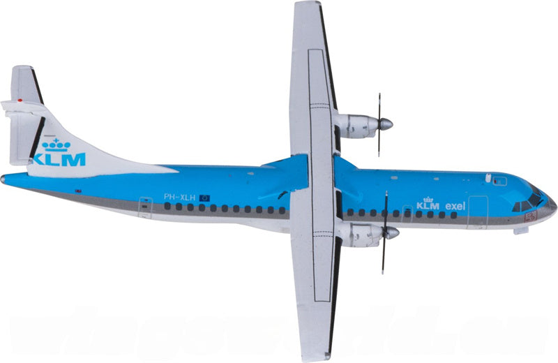 JC Wings KLM for ATR-72-200 PH-XLH 1:400 Airplane Pre-built  Airliner Model Display