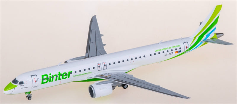 Herpa Binter Canarias for Embraer for ERJ-195-E2 EC-NEZ 1:200 Airplane Pre-built  Airliner Model Display
