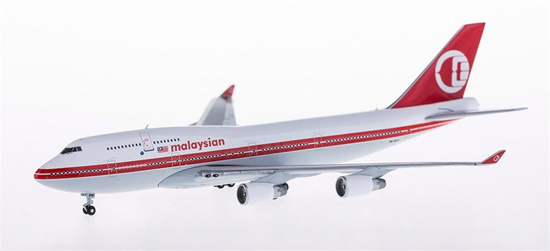 bigbird Malaysia Airlines for Boeing 747-400 9M-MPP Retro Livery 1:400 Airplane Pre-built  Airliner Model Display