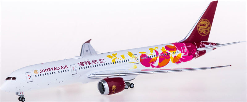 JC Wings Juneyao Air for Boeing 787-9 B-20D1 1:400 Airplane Pre-built  Airliner Model Display