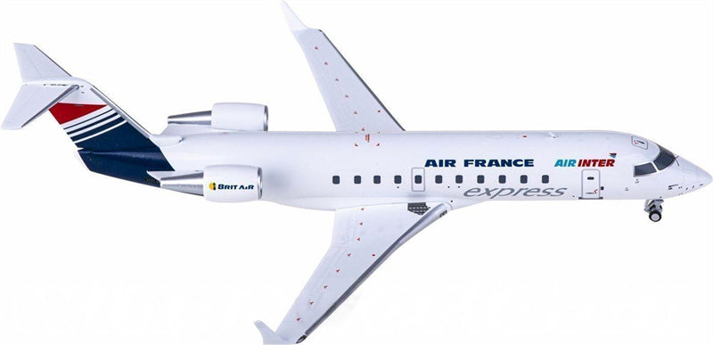 NG Models Air France for Bombardier CRJ100ER F-GRJA 1:200 Airplane Pre-built  Airliner Model Display