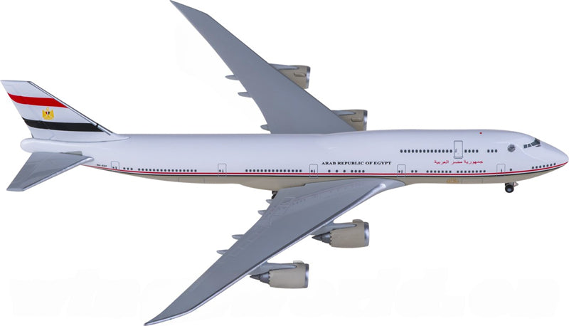Herpa Egypt Government for Boeing 747-8 for BBJ SU-EGY 1:500 Airplane Pre-built Airliner Model Display