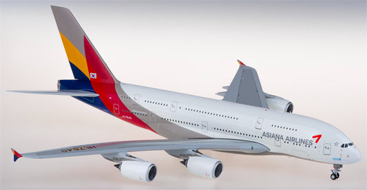 JC Wings Asiana for Airbus A380 HL7640 1:200 Airplane Pre-built  Airliner Model Display