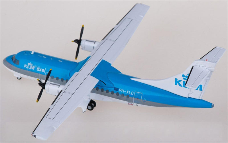 JC Wings KLM for ATR-42-300 PH-XLD 1:200 Airplane Pre-built  Airliner Model Display
