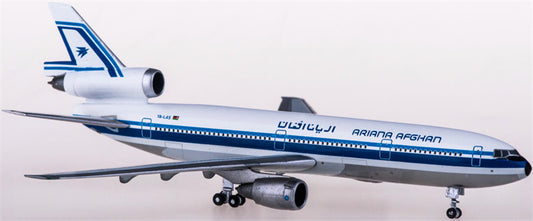 Herpa Ariana Afghan Airlines for McDonnell Douglas DC-10-30 YA-LAS 1:500 Aircraft Pre-built  Airliner Model Display