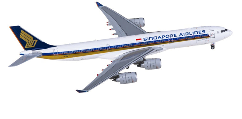 Hxmodels Singapore Airlines for Airbus A340-500 9V-SGB 1:400 Aircraft Pre-built  Airliner Model Display