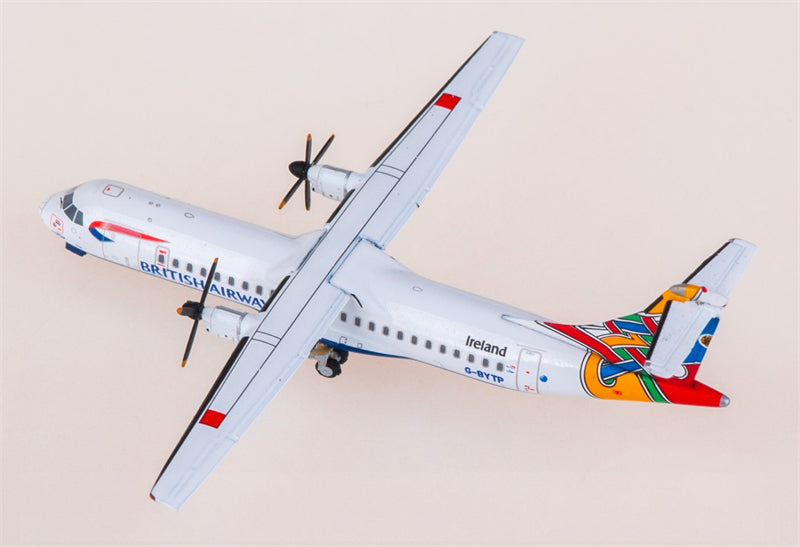 JC Wings British Airways for ATR-72-200 G-BYTP 1:400 Airplane Pre-built  Airliner Model Display