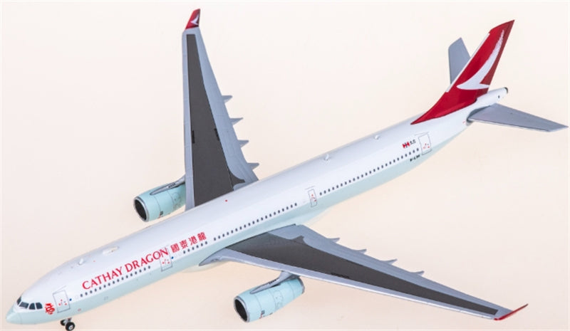 JC Wings Cathay Dragon for Airbus A330-300 B-LBK 1:400 Aircraft Pre-built  Airliner Model Display