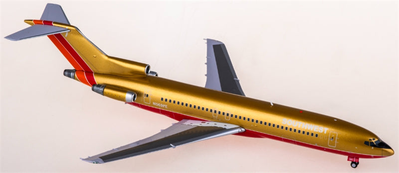 JC Wings Southwest Airlines for Boeing 727-200 N569PE 1:200 Aircraft Pre-built  Airliner Model Display