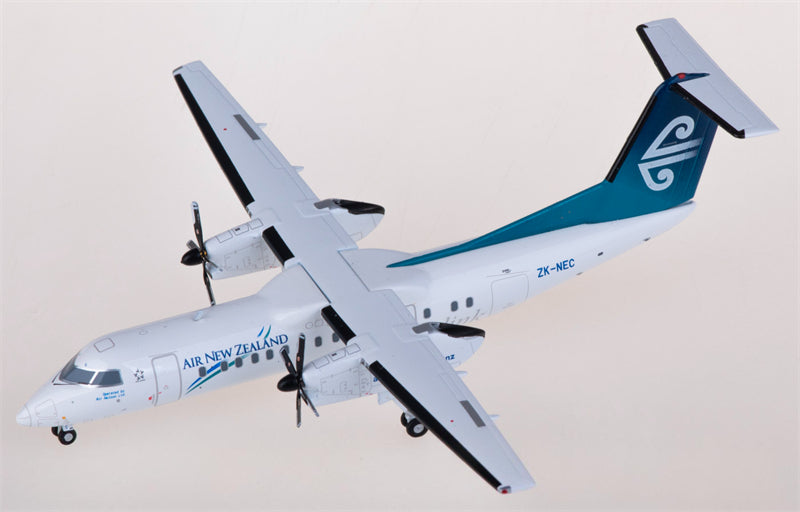 JC Wings Air New Zealand for De Havilland Canada for DHC-8-300 ZK-NEC 1:200 Airplane Pre-built Airliner Model Display
