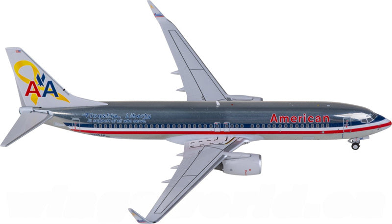 C Model American Airlines for Boeing 737-800 N905AN 1:400 Airplane Pre-built  Airliner Model Display