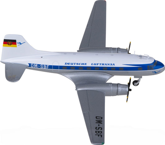Phoenix Deutsche Lufthansa for Ilyushin Il-14 DM-SBF 1:200 Airplane Pre-built  Airliner Model Display