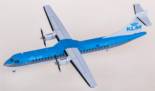 JC Wings KLM for ATR-72-200 PH-XLH 1:200 Airplane Pre-built Airliner Model Display
