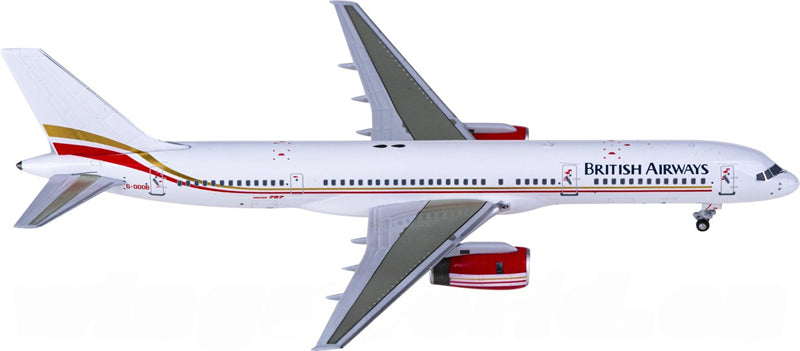 NG Models British Airways for Boeing 757-200 G-OOOB 1:400 Airplane Pre-built Airliner Model Display