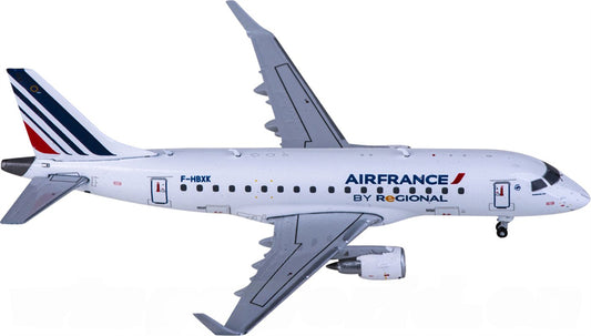 JC Wings Air France for Embraer ERJ-170LR F-HBXK 1:400 Airplane Pre-built Airliner Model Display