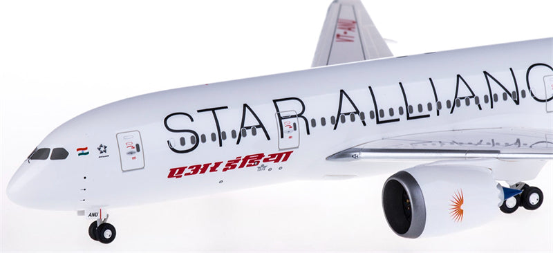 Hogan Air India for Boeing 787-8 VT-ANU Star Alliance Ground Status 1:200 Airplane Airliner Model Display