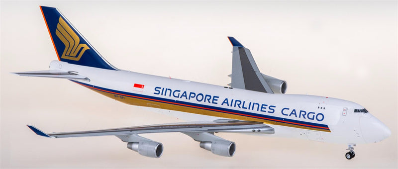 SQ Wings Singapore Airlines for Boeing 747-400F 9V-SFI Freighter 1:200 Airplane Pre-built  Airliner Model Display