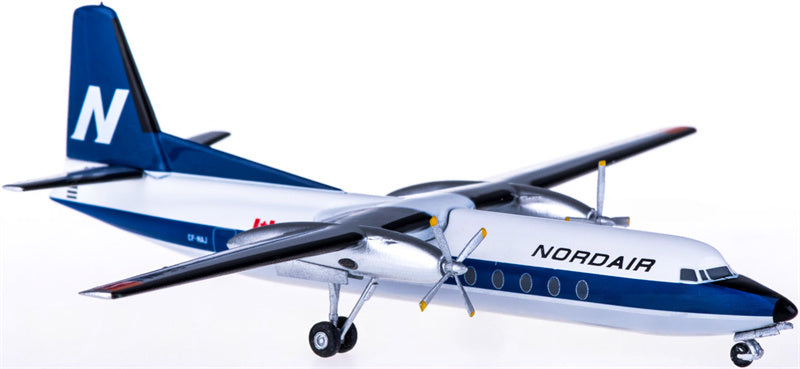 AeroClassics Nordair for Fokker F-27 CF-NAJ 1:200 Aircraft Pre-built  Airliner Model Display