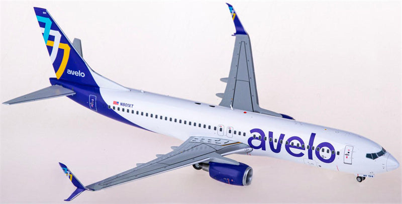 Geminijets Avelo Airlines for Boeing 737-800S N801XT 1:200 Airplane Pre-built  Airliner Model Display