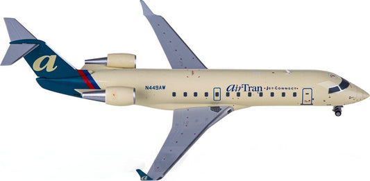 NG Models AirTran Airways for Bombardier CRJ200LR N449AW 1:200 Airplane Pre-built Airliner Model Display