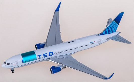 NG Models United Airlines for Boeing 767-300ER N641UA 1:400 Airplane Pre-built Airliner Model Display
