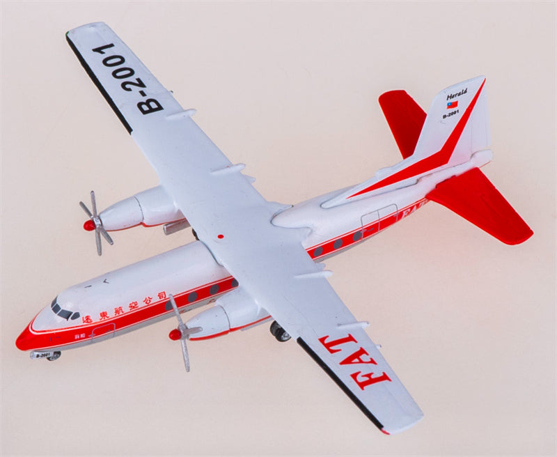 Yu ModeL FAT for Handley Page for HPR 7 for Dart Herald B-2001 1:400 Airplane Pre-built Airliner Model Display