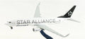 Aero Le Plane Egypt Air for Boeing 737-800 Star Alliance 1:200 Airplane Pre-built  Airliner Model Display