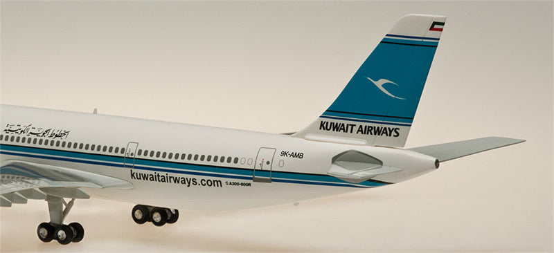 Hogan Kuwait Airways for Airbus A300-600 9K-AMB 1:200 Airplane Pre-built  Airliner Model Display
