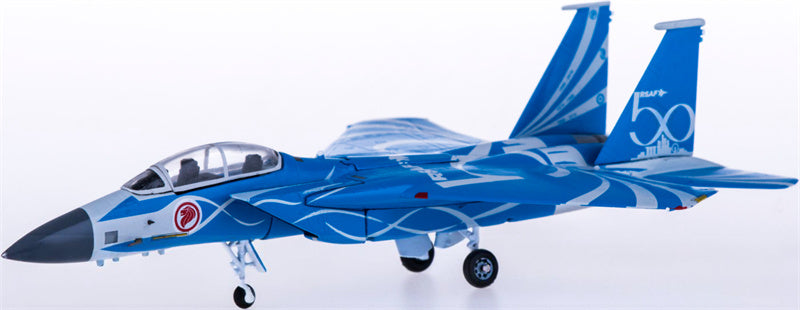JC Wings RSAF for McDonnell Douglas F-15SG 50th Anniversary 1:144 Airplane Pre-built  Airliner Model Display